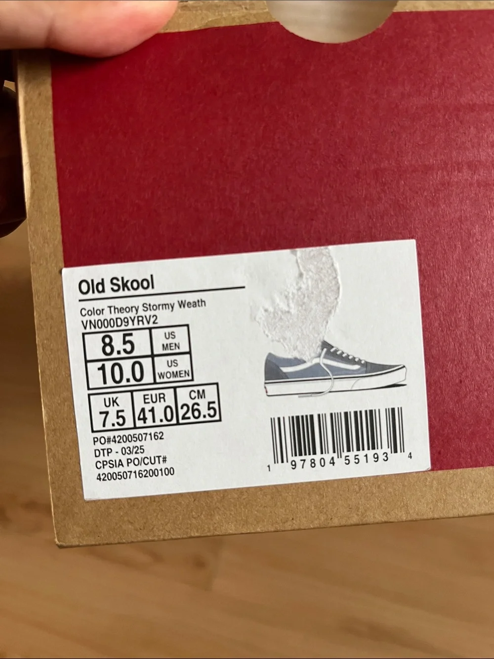 Vans old Skool stormy Weather Women 10.0 US